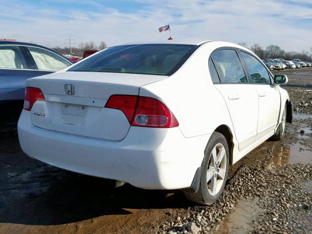 1HGFA16817L023730 - 2007 HONDA CIVIC EX WHITE photo 4