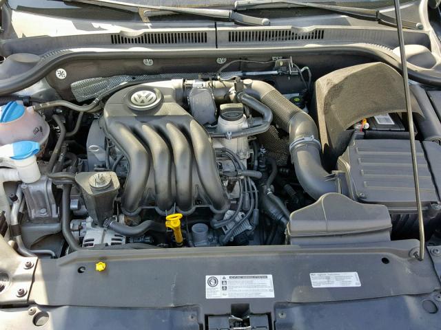 3VW1K7AJ4FM201949 - 2015 VOLKSWAGEN JETTA BASE Մոխրագույն լուսանկար 7