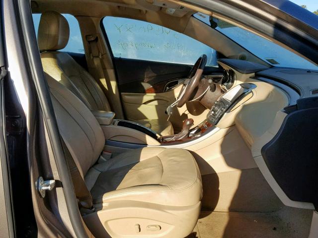 1G4GE5ED8BF323457 - 2011 BUICK LACROSSE C BEIGE photo 5