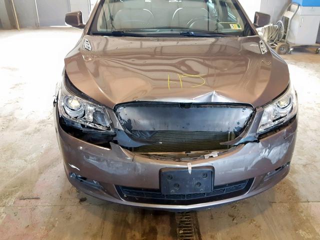 1G4GE5ED8BF323457 - 2011 BUICK LACROSSE C BEIGE photo 7