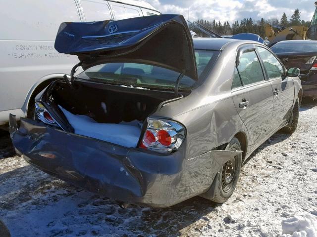 4T1BE32K85U541108 - 2005 TOYOTA CAMRY LE GRAY photo 4