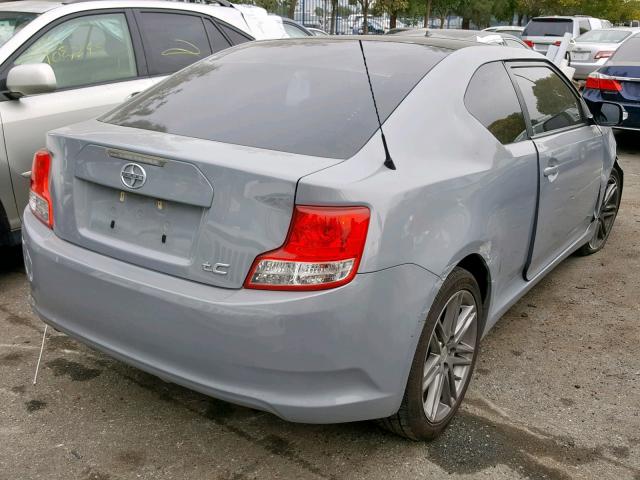 JTKJF5C74D3063236 - 2013 TOYOTA SCION TC 灰色 照片 4