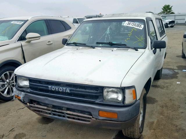 JT4RN81A7M0075847 - 1991 TOYOTA PICKUP 1/2 WHITE photo 2