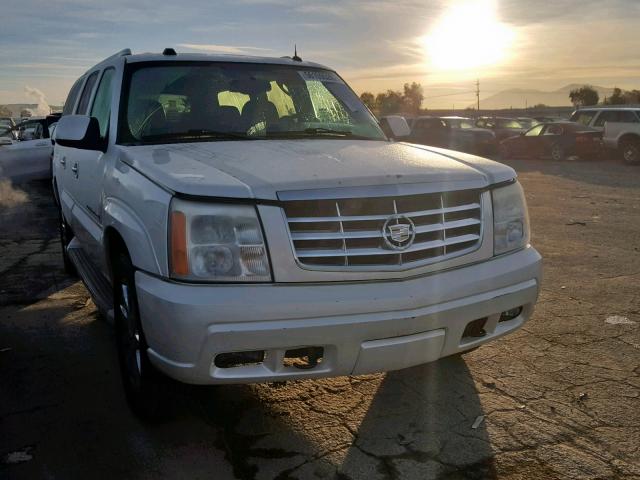 3GYFK66N05G193371 - 2005 CADILLAC ESCALADE E WHITE photo 1