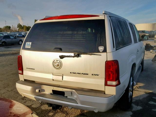 3GYFK66N05G193371 - 2005 CADILLAC ESCALADE E WHITE photo 4