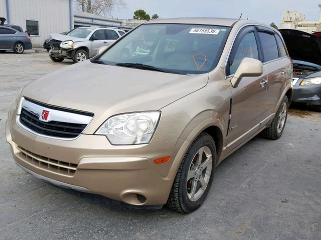 3GSCL93Z38S670122 - 2008 SATURN VUE HYBRID GOLD photo 2