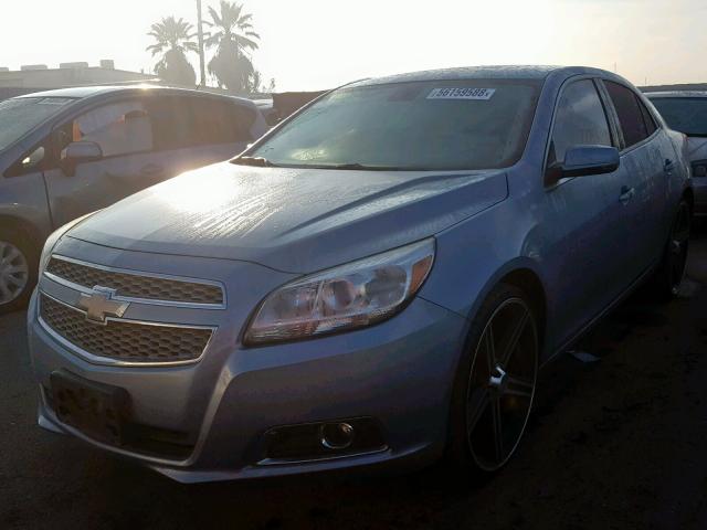 1G11H5SA1DU129257 - 2013 CHEVROLET MALIBU LTZ ლურჯი ფოტო 2