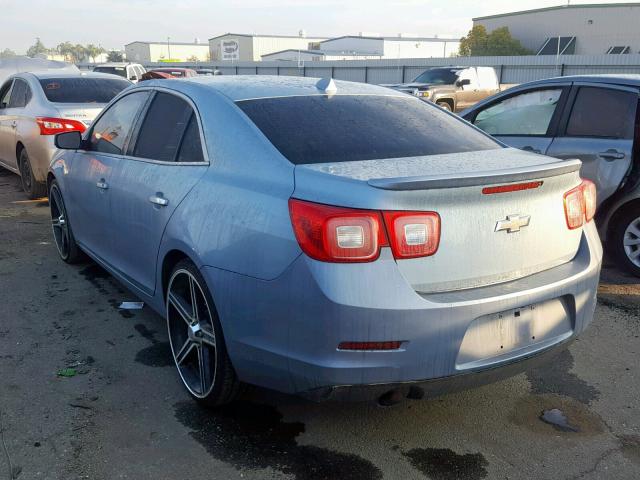 1G11H5SA1DU129257 - 2013 CHEVROLET MALIBU LTZ ლურჯი ფოტო 3