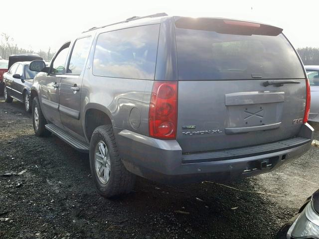 1GKFK16347J306266 - 2007 GMC YUKON XL K GRAY photo 3