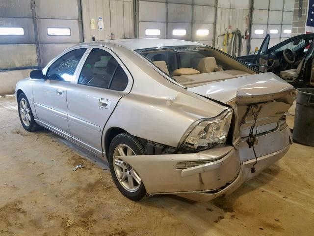 YV1RS592052429924 - 2005 VOLVO S60 2.5T GRAY photo 3