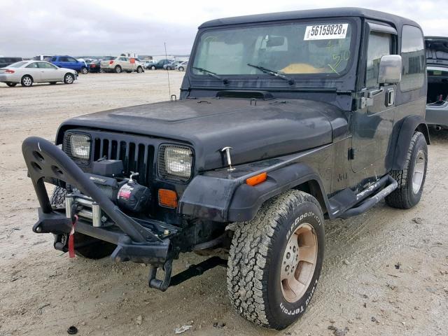 1J4FY19P6RP411510 - 1994 JEEP WRANGLER / BLACK photo 2