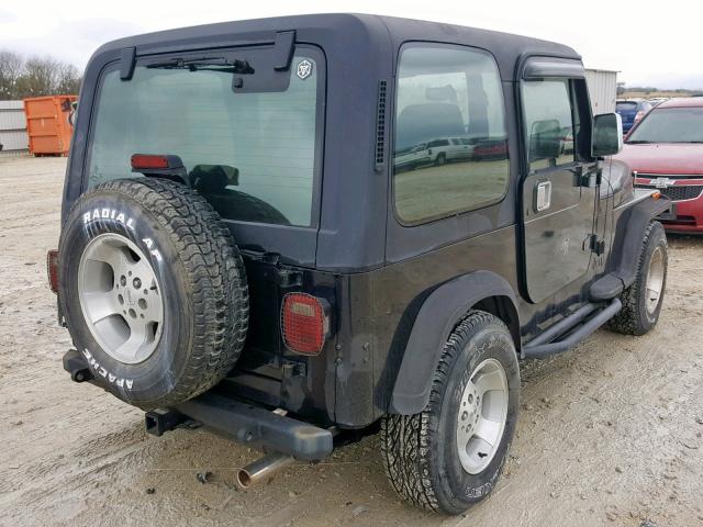 1J4FY19P6RP411510 - 1994 JEEP WRANGLER / BLACK photo 4