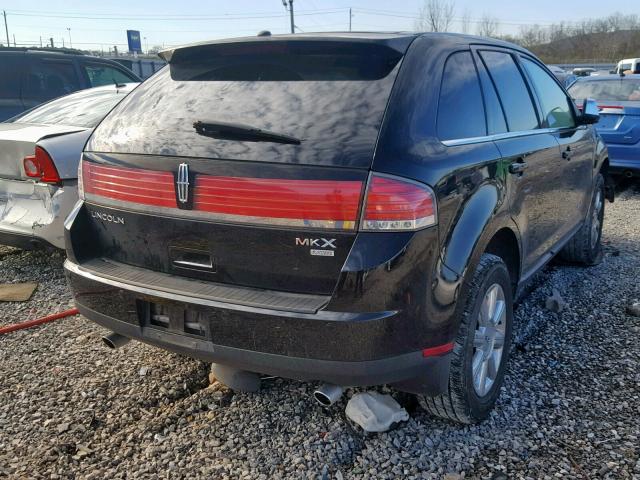 2LMDU88CX7BJ11974 - 2007 LINCOLN MKX BLACK photo 4