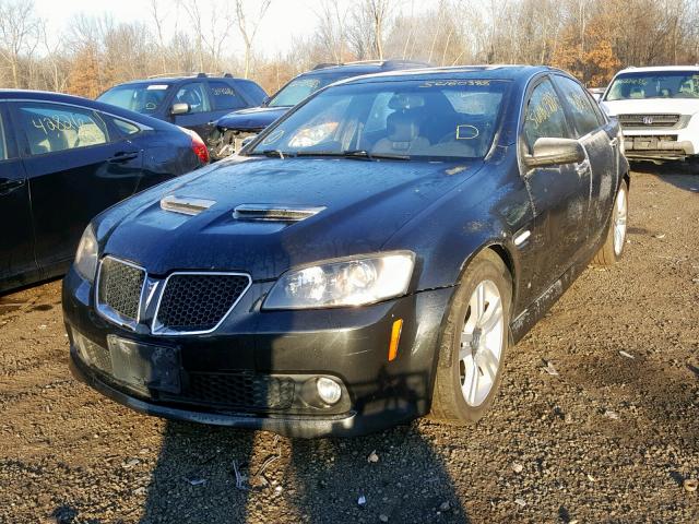 6G2ER57728L129337 - 2008 PONTIAC G8 BLACK photo 2