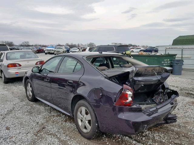 2G2WP552X71180619 - 2007 PONTIAC GRAND PRIX PURPLE photo 3