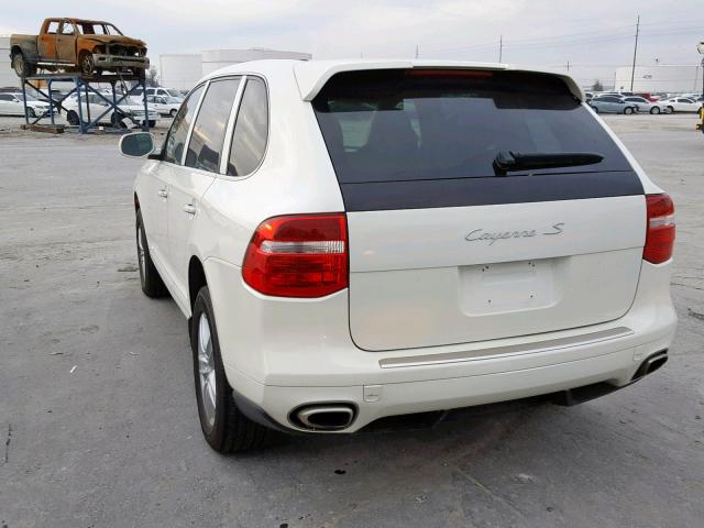 WP1AB29P88LA53838 - 2008 PORSCHE CAYENNE S WHITE photo 3