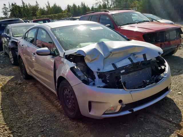 3KPFL4A85HE034709 - 2017 KIA FORTE EX SILVER photo 1