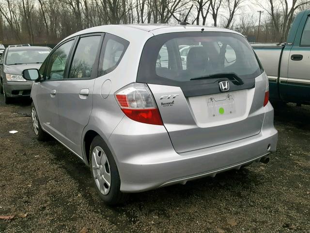 JHMGE8H34DC074425 - 2013 HONDA FIT SILVER photo 3