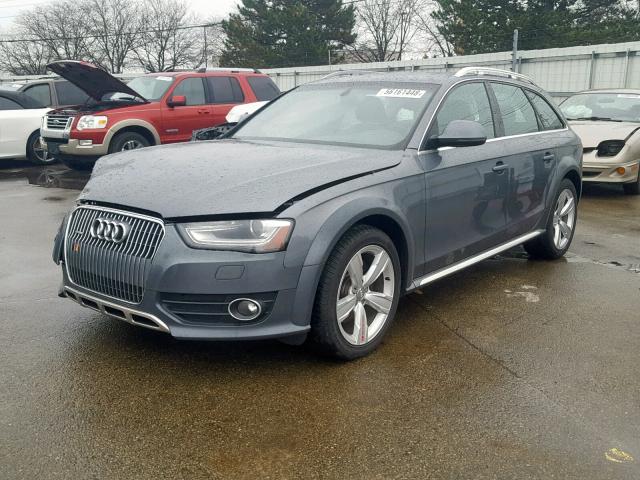 WA1UFAFL0DA153012 - 2013 AUDI A4 ALLROAD BLUE photo 2