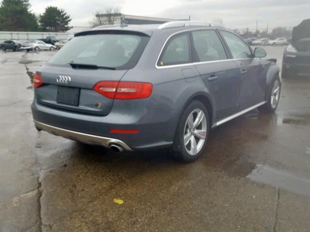 WA1UFAFL0DA153012 - 2013 AUDI A4 ALLROAD BLUE photo 4