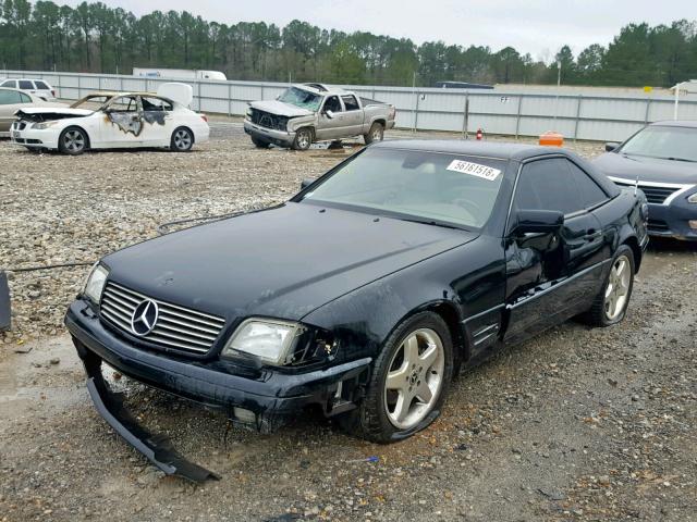 WDBFA67F4VF150622 - 1997 MERCEDES-BENZ SL 500 BLACK photo 2