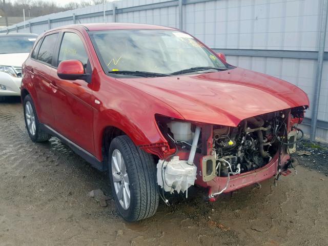 4A4AP3AU1FE011693 - 2015 MITSUBISHI OUTLANDER RED photo 1