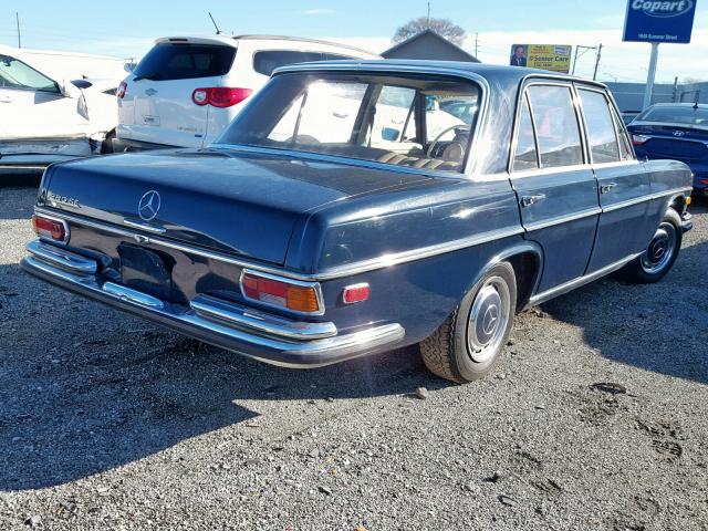 10801810098528 - 1972 MERCEDES-BENZ 280SE BLACK photo 4