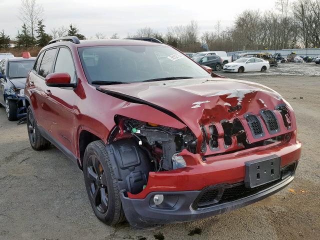 1C4PJMDB6GW360315 - 2016 JEEP CHEROKEE L RED photo 1