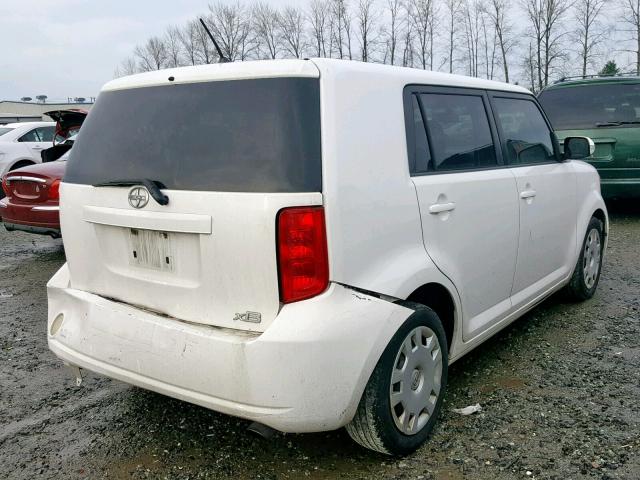 JTLKE50E391064502 - 2009 TOYOTA SCION XB Ақ фото 4