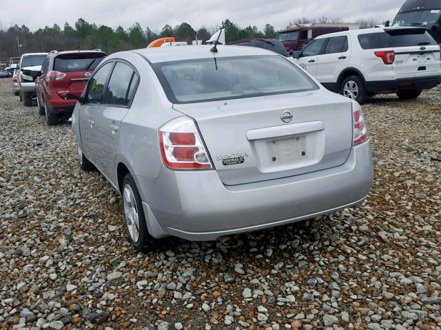 3N1AB61E08L765089 - 2008 NISSAN SENTRA 2.0 SILVER photo 3