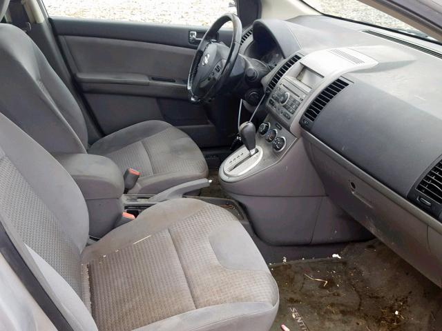 3N1AB61E08L765089 - 2008 NISSAN SENTRA 2.0 SILVER photo 5