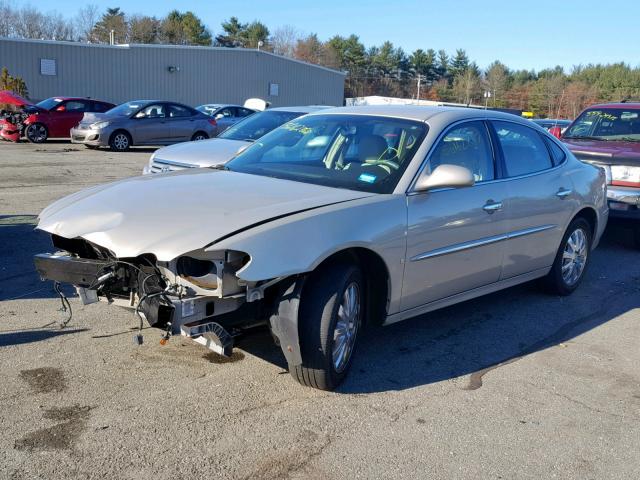 2G4WD582281139186 - 2008 BUICK LACROSSE C BEIGE photo 2