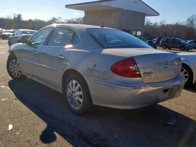 2G4WD582281139186 - 2008 BUICK LACROSSE C BEIGE photo 3