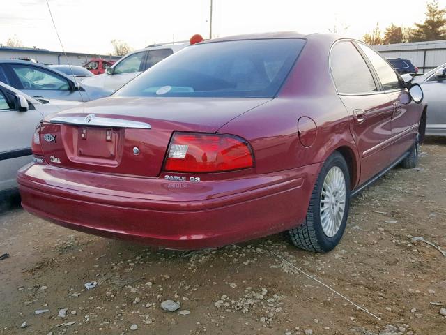 1MEFM50U03A602456 - 2003 MERCURY SABLE GS RED photo 4