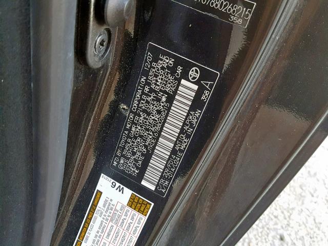 JTKDE167880268215 - 2008 TOYOTA SCION TC 黑色 照片 10