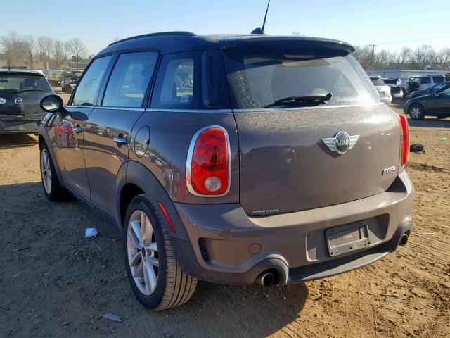 WMWZC5C57DWP32421 - 2013 MINI COOPER S C BROWN photo 3