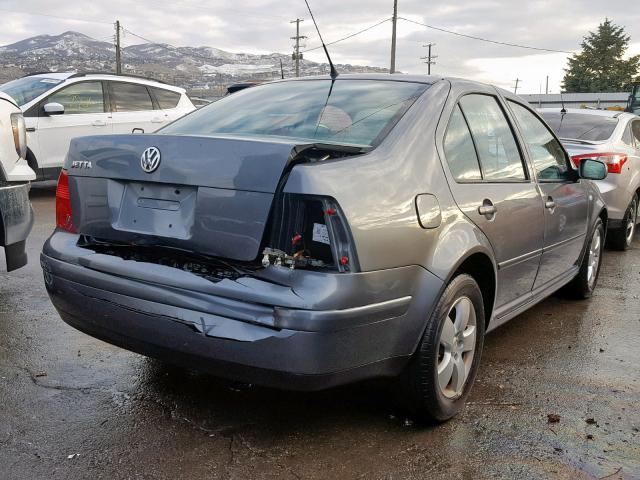 3VWSK69M63M027827 - 2003 VOLKSWAGEN JETTA GLS GRAY photo 4