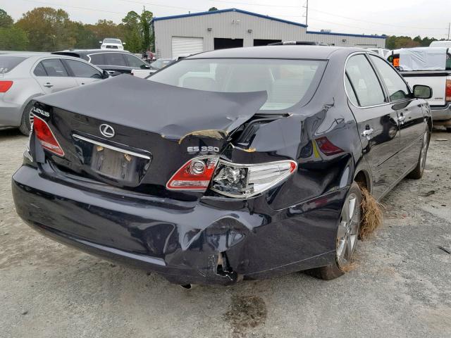 JTHBA30G065144727 - 2006 LEXUS ES 330 BLACK photo 4