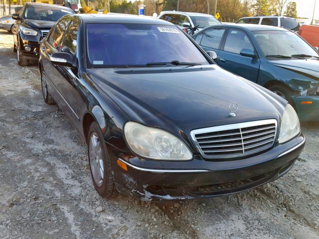 WDBNG70JX3A365916 - 2003 MERCEDES-BENZ S 430 BLACK photo 1