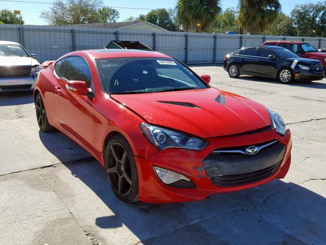 KMHHU6KJ1DU104121 - 2013 HYUNDAI GENESIS CO RED photo 1