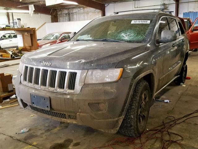 1J4RR4GG4BC693917 - 2011 JEEP GRAND CHER GRAY photo 2