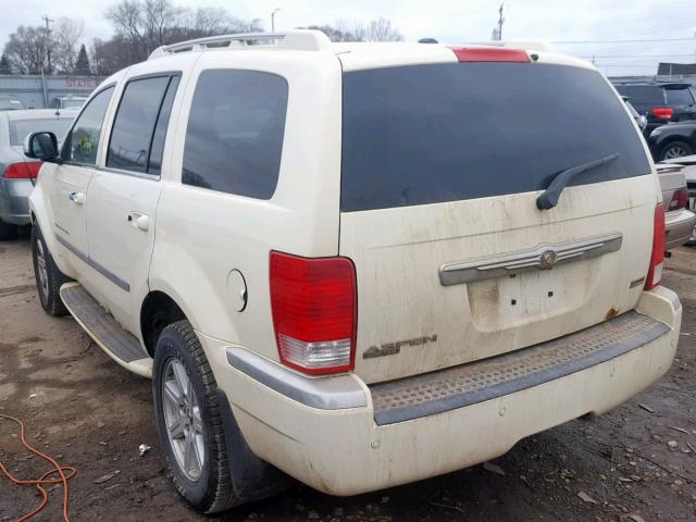 1A8HW58N38F114378 - 2008 CHRYSLER ASPEN LIMI CREAM photo 3