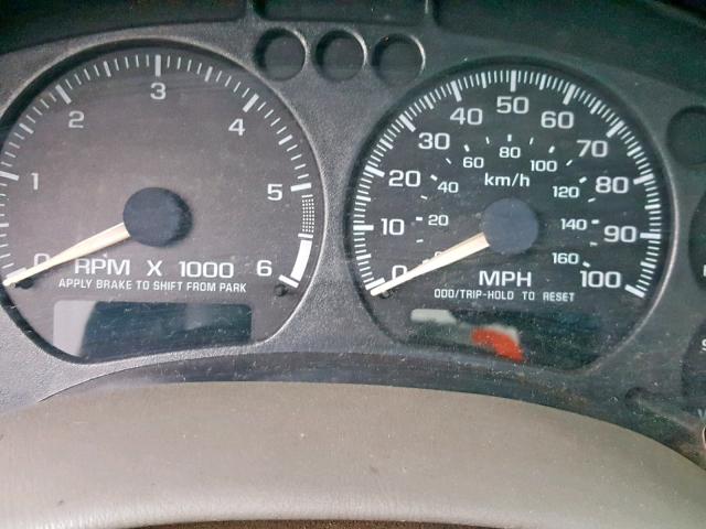 1GTCS14W518216618 - 2001 GMC SONOMA ORANGE photo 8