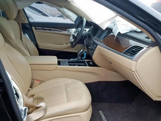 KMHGN4JE9HU175753 - 2017 GENESIS G80 BASE BLACK photo 5