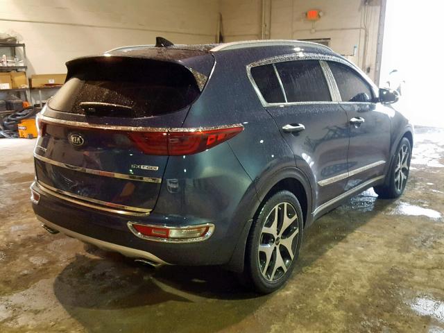 KNDPR3A6XH7046785 - 2017 KIA SPORTAGE S BLUE photo 4