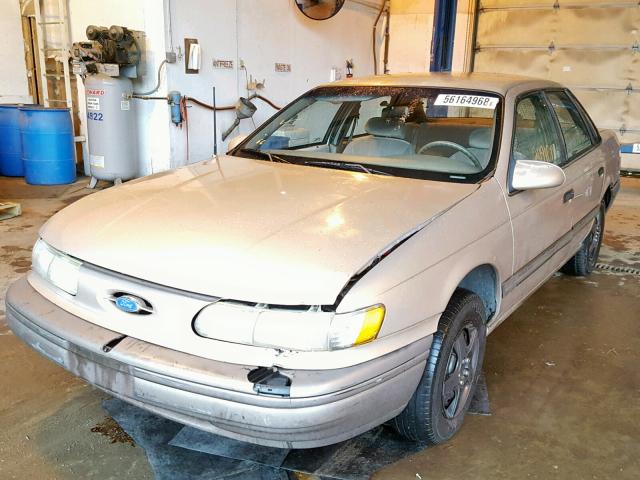 1FACP52U3NG140022 - 1992 FORD TAURUS GL TAN photo 2