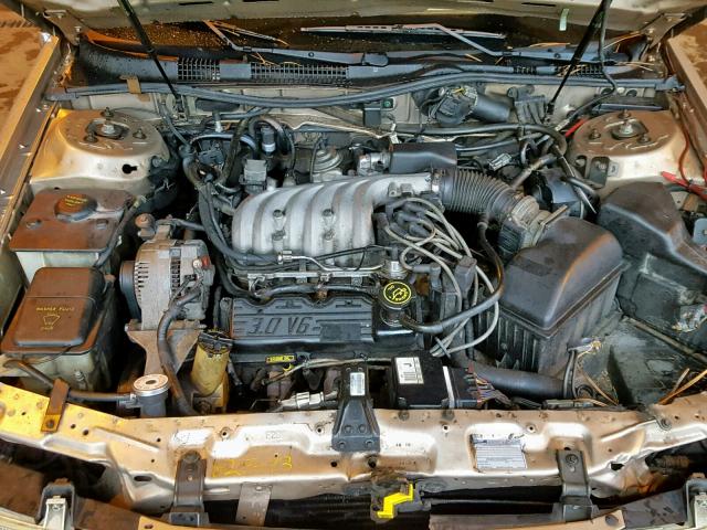 1FACP52U3NG140022 - 1992 FORD TAURUS GL TAN photo 7