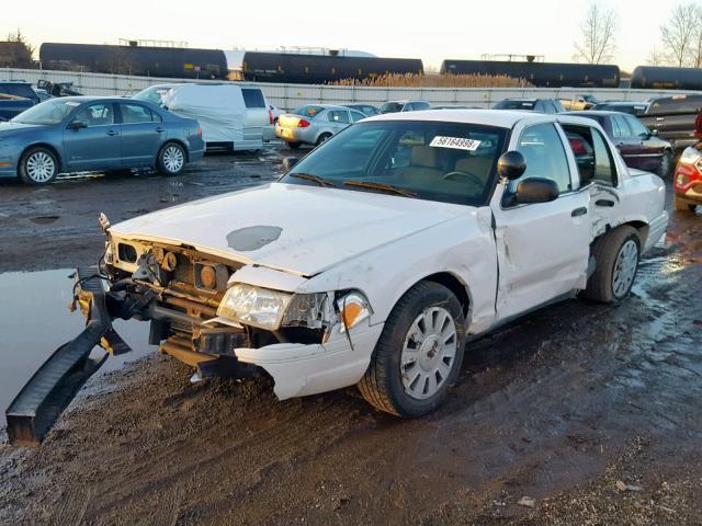 2FAHP71W97X156114 - 2007 FORD CROWN VICT WHITE photo 2