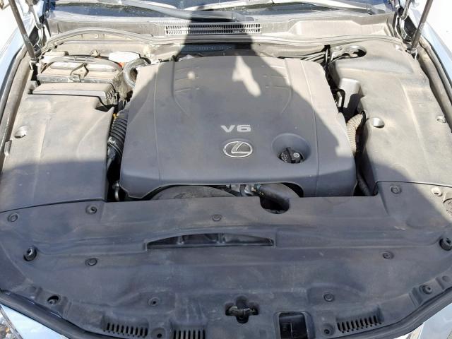 JTHCK262275010410 - 2007 LEXUS IS 250 BLUE photo 7