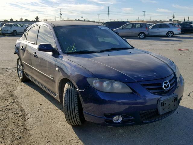 JM1BK323251236372 - 2005 MAZDA 3 S BLUE photo 1